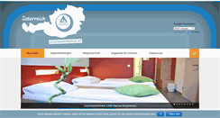 Desktop Screenshot of jugendherberge.at