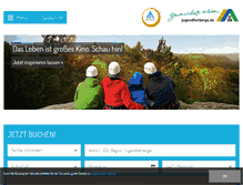 Tablet Screenshot of jugendherberge.de